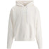 Off-White Skate Fit Blue Sketched Arrow Logo White Hoodie XS
